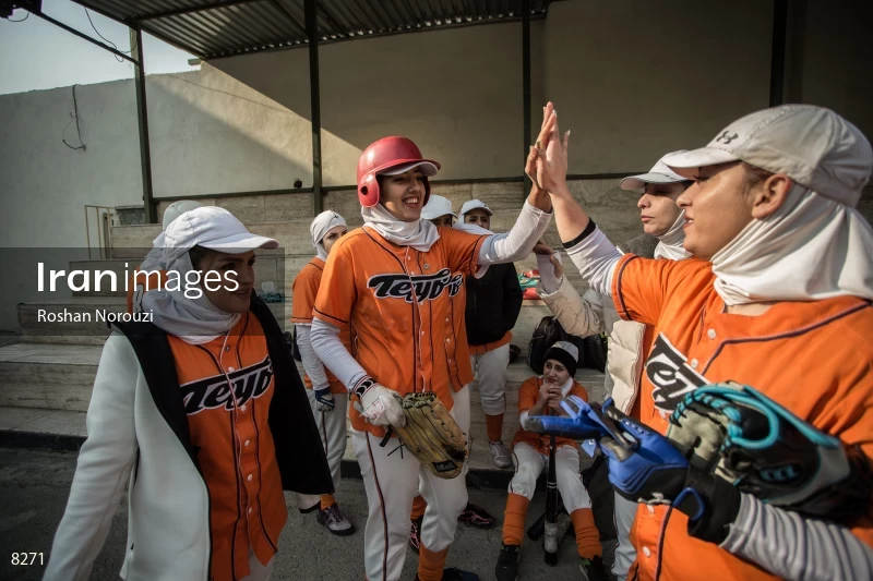Women softball freindly match between Teyf and Azarakhsh