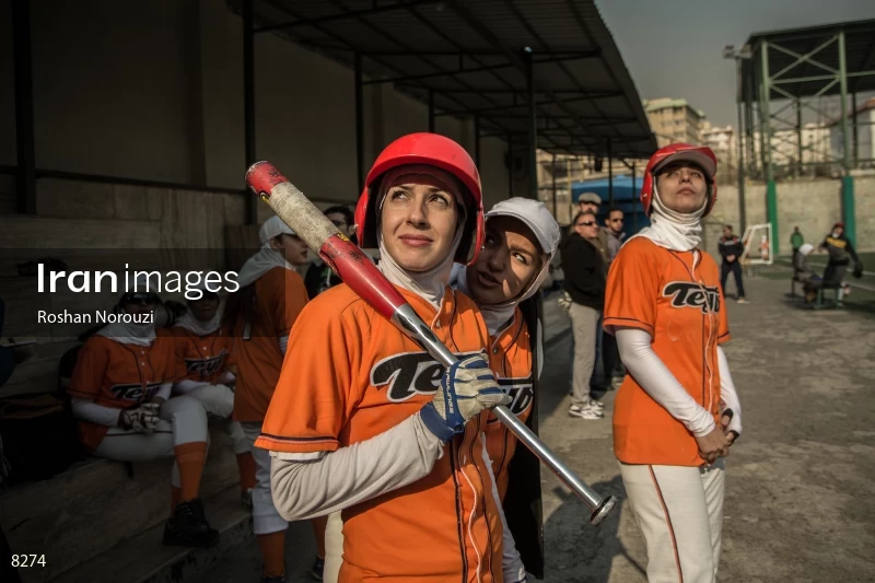 Women softball freindly match between Teyf and Azarakhsh