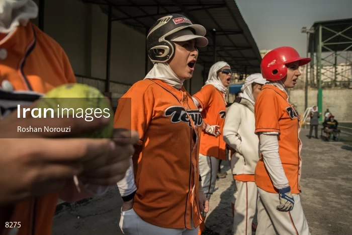 Women softball freindly match between Teyf and Azarakhsh