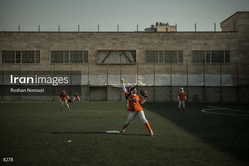 Women softball freindly match between Teyf and Azarakhsh