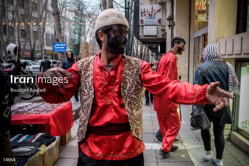 Nowruz at the Tajrish street in Tehran