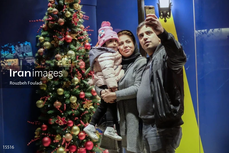 Christmas preparations in Tehran