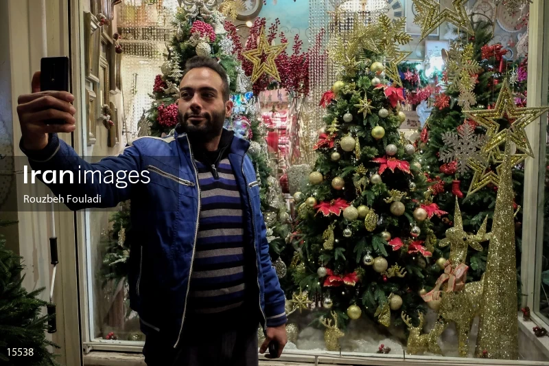 Christmas preparations in Tehran