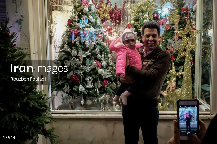 Christmas preparations in Tehran