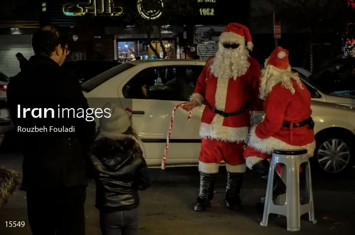 Christmas preparations in Tehran