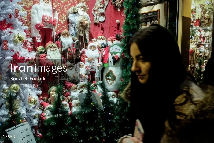 Christmas preparations in Tehran