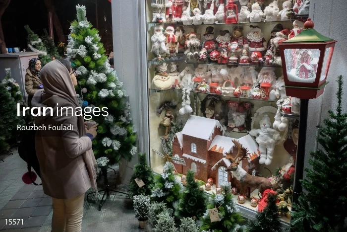 Christmas preparations in Tehran