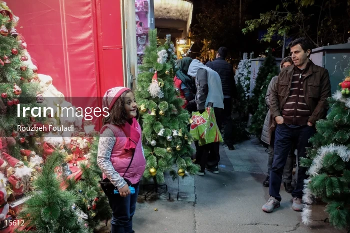 Christmas preparations in Tehran