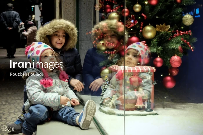 Christmas preparations in Tehran