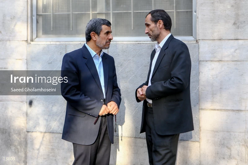Hamid Baghaei and Mahmoud Ahmadinejad