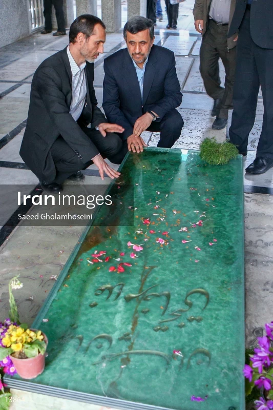 Hamid Baghaei and Mahmoud Ahmadinejad