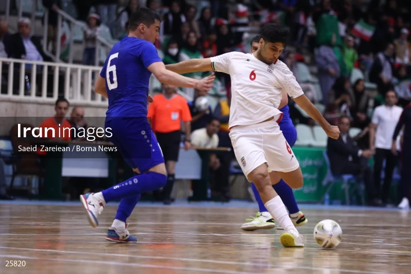 Iran Vs Uzbekistan Friendly Futsal match