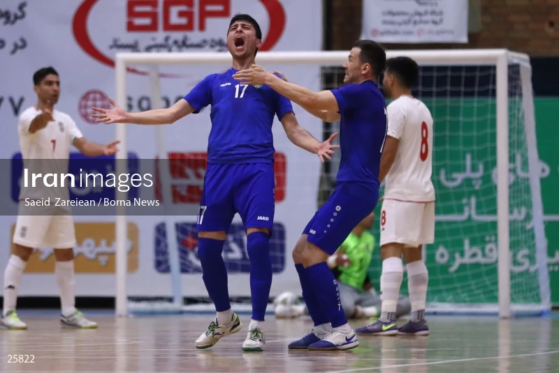 Iran Vs Uzbekistan Friendly Futsal match