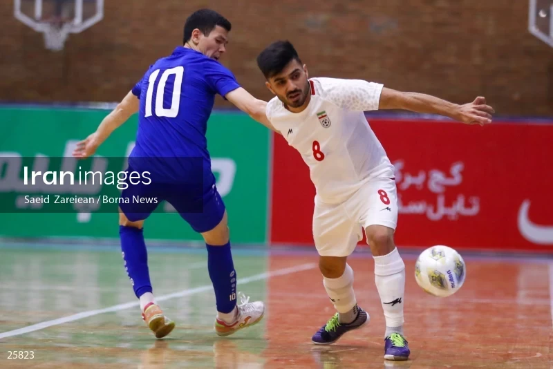 Iran Vs Uzbekistan Friendly Futsal match