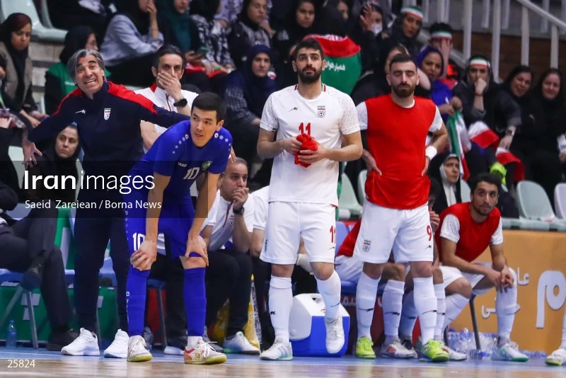 Iran Vs Uzbekistan Friendly Futsal match