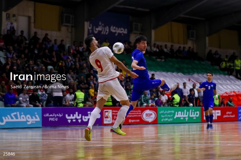 Iran Vs Uzbekistan Friendly Futsal match