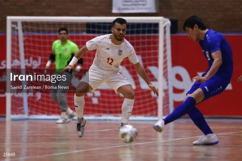 Iran Vs Uzbekistan Friendly Futsal match