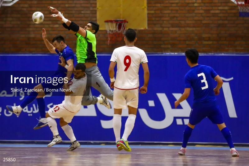 Iran Vs Uzbekistan Friendly Futsal match