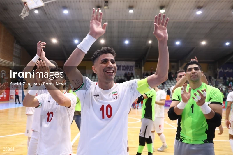 Iran Vs Uzbekistan Friendly Futsal match