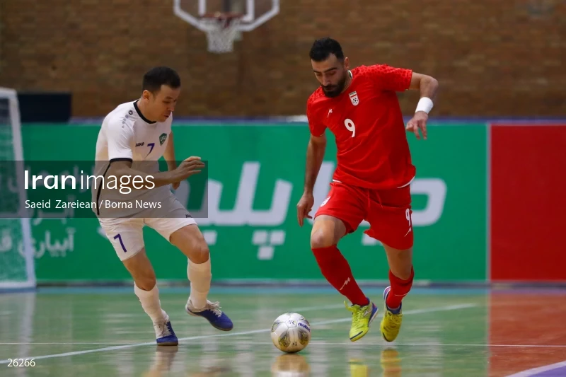 Iran Vs Uzbekistan Friendly Futsal match
