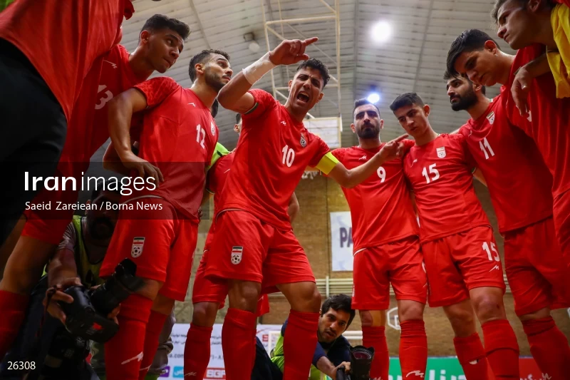 Iran Vs Uzbekistan Friendly Futsal match