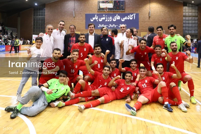 Iran Vs Uzbekistan Friendly Futsal match