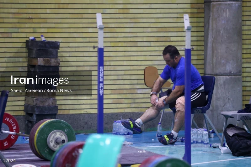 The record setting of Iran's national weightlifting team