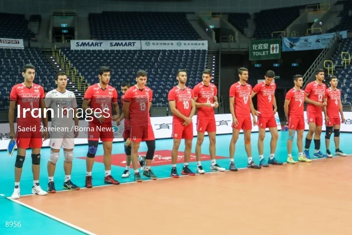 Iran's junior national volleyball team
