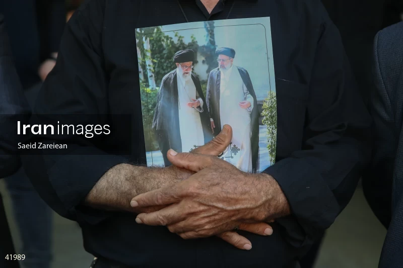 The funeral for Seyed Ebrahim Raisi, the President of Iran, and his companions in Tehran