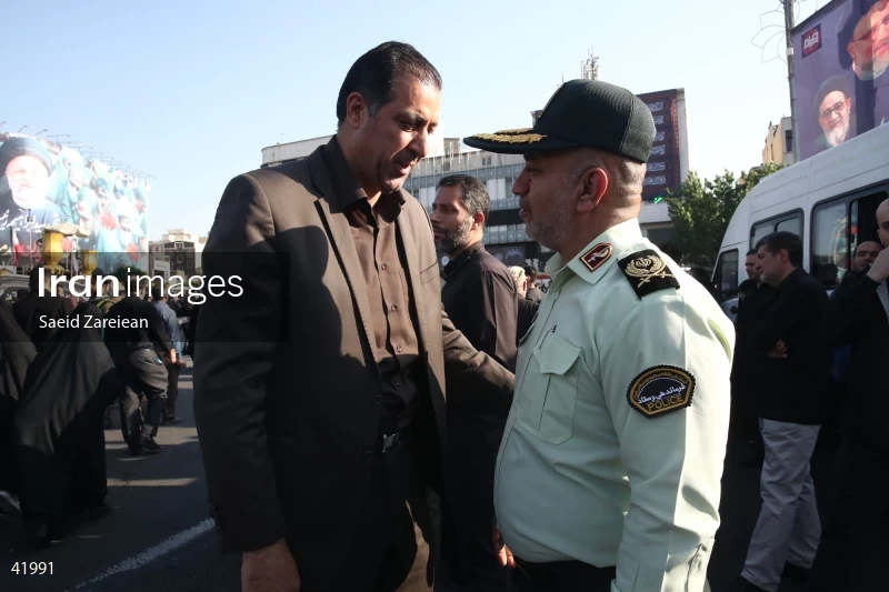 The funeral for Seyed Ebrahim Raisi, the President of Iran, and his companions in Tehran