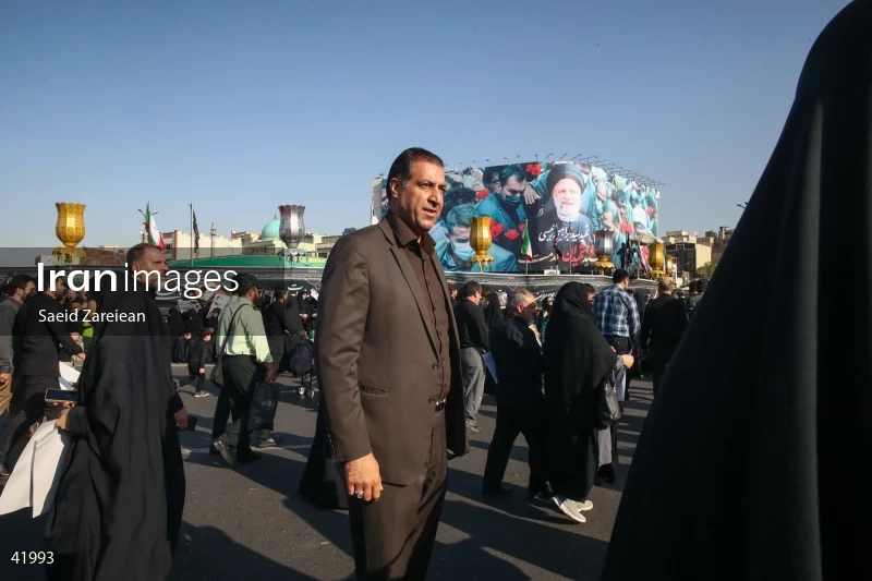The funeral for Seyed Ebrahim Raisi, the President of Iran, and his companions in Tehran