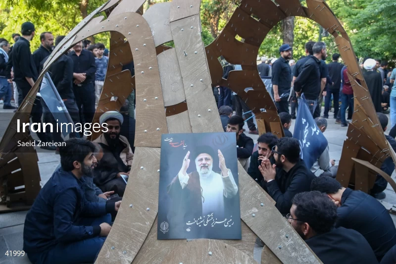 The funeral for Seyed Ebrahim Raisi, the President of Iran, and his companions in Tehran