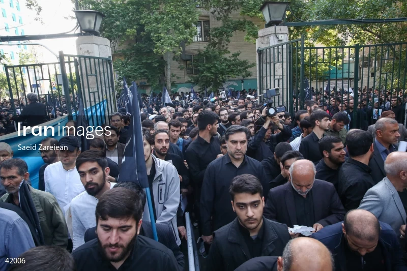 The funeral for Seyed Ebrahim Raisi, the President of Iran, and his companions in Tehran