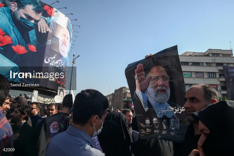 The funeral for Seyed Ebrahim Raisi, the President of Iran, and his companions in Tehran