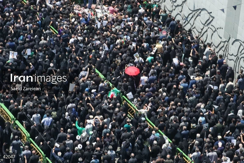 The funeral for Seyed Ebrahim Raisi, the President of Iran, and his companions in Tehran