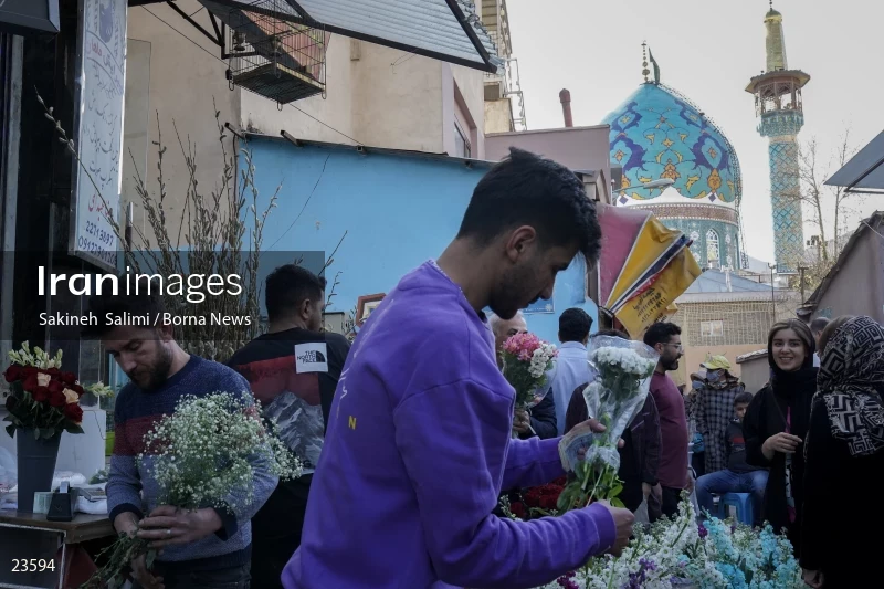 Tajrish market on the eve of Nowruz