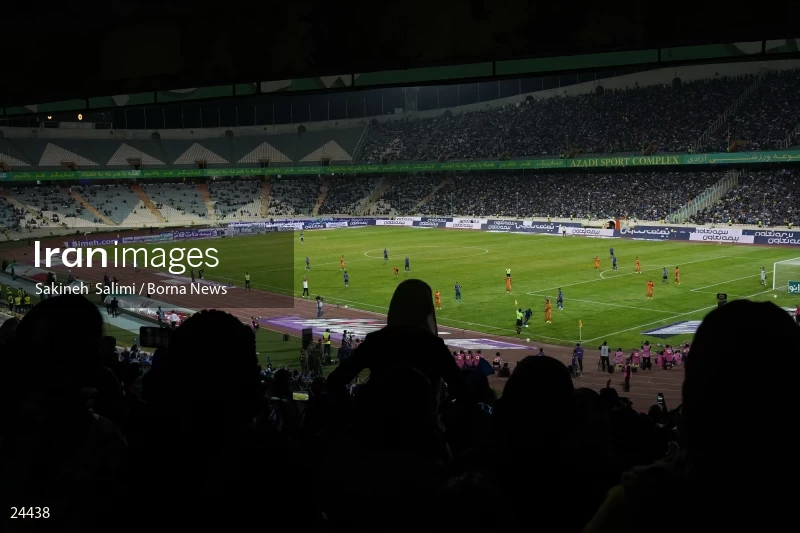 The first attendance of women in the stadium in a match of the Premier Football League of Iran