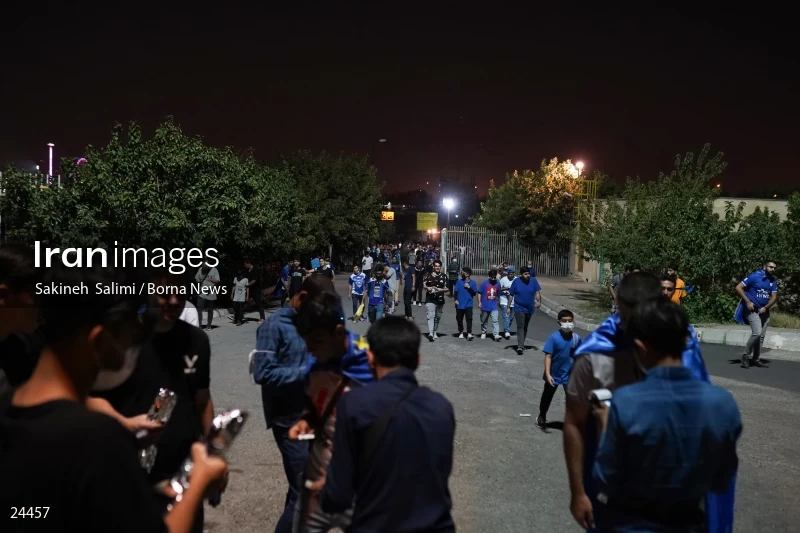 The first attendance of women in the stadium in a match of the Premier Football League of Iran