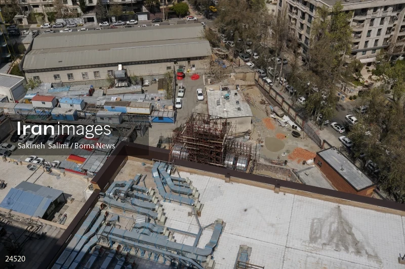 Preparation of the new building of Shohadaye Tajrish Hospital