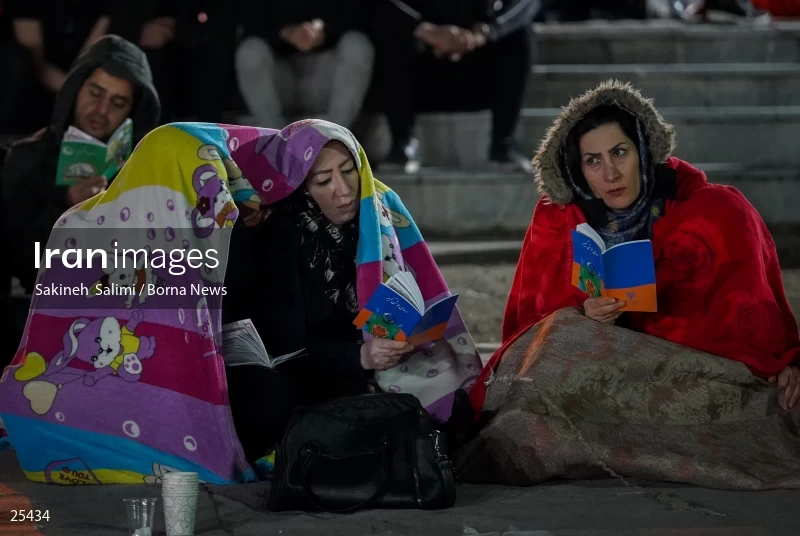Qadr Night in Lavizan PanjTan Shrine (23rd day of Ramadan)