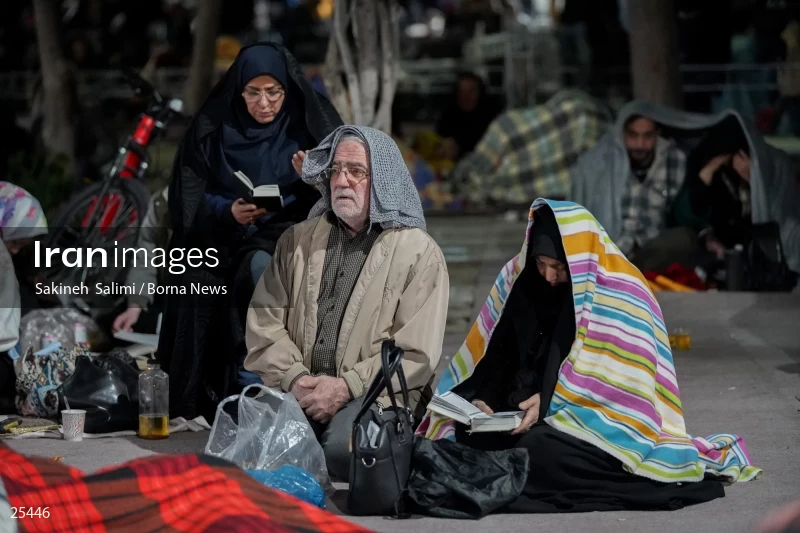 Qadr Night in Lavizan PanjTan Shrine (23rd day of Ramadan)