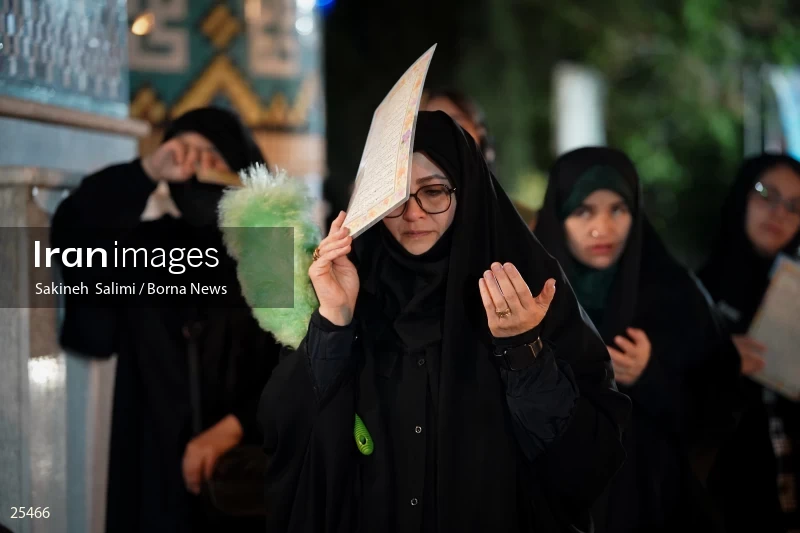 Qadr Night in Lavizan PanjTan Shrine (23rd day of Ramadan)