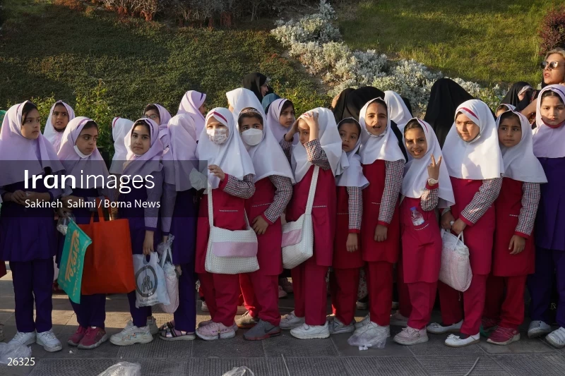 Celebration for first time fasting school girls in Tehran