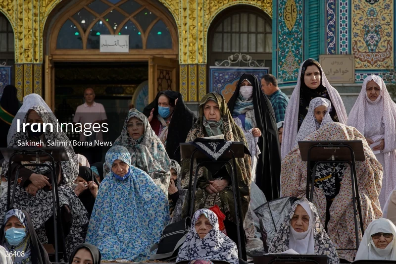 Iranians perform Eid al-Fitr prayers in Tehran