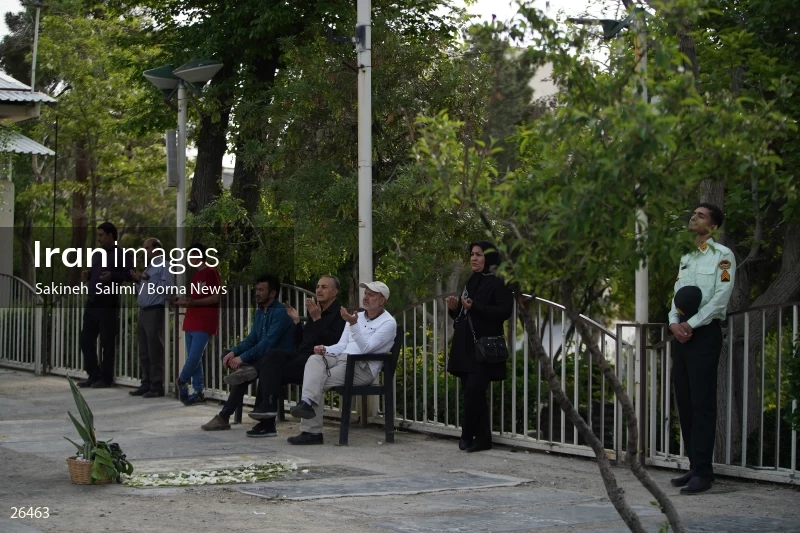 Iranians perform Eid al-Fitr prayers in Tehran