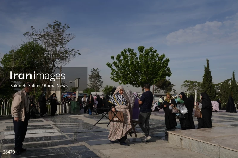 Iranians perform Eid al-Fitr prayers in Tehran