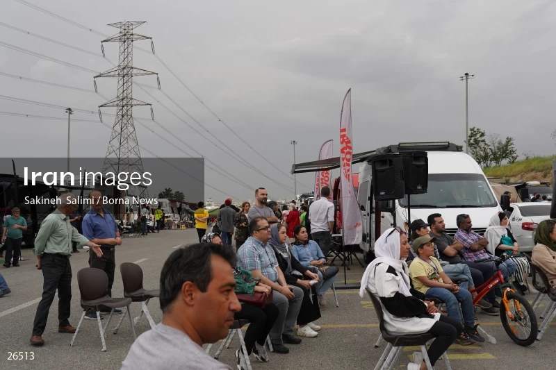 Camper travel cars gathering in Tehran