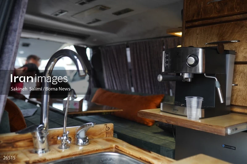 Camper travel cars gathering in Tehran