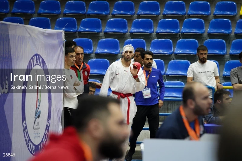 the selection matches of the men's national karate team