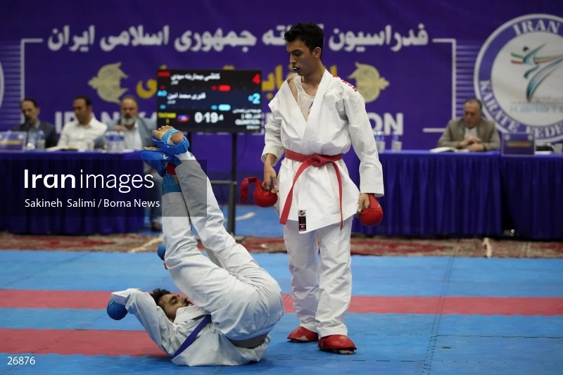 the selection matches of the men's national karate team